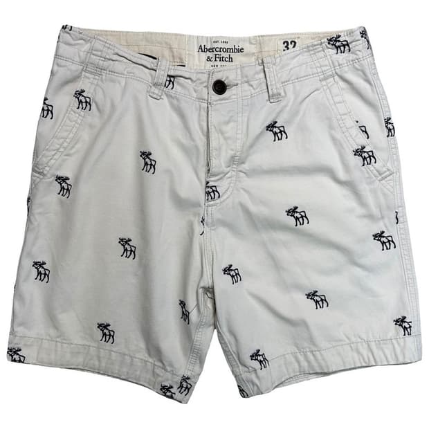 ABERCROMBIE & FITCH 패턴 쇼츠 32