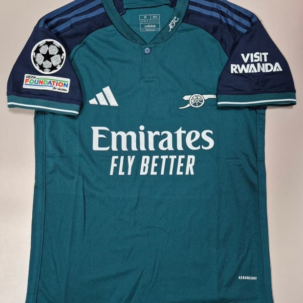 23-24 아스날 써드킷 데클란 라이스 반팔 유니폼 M