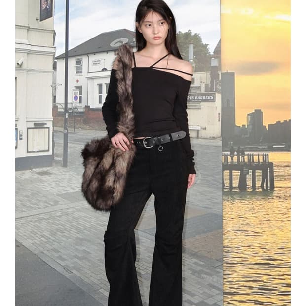 CERRIC 세릭 모헤어 크로스백