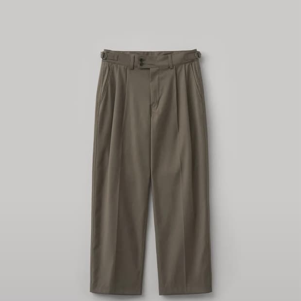 [3회착,02] 23AW 어나더오피스 산티아고 슬랙스 밍크