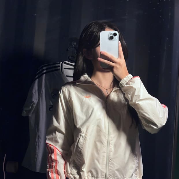 📍아디다스 파이어버드 트랙 탑 피치 크림 XS~S