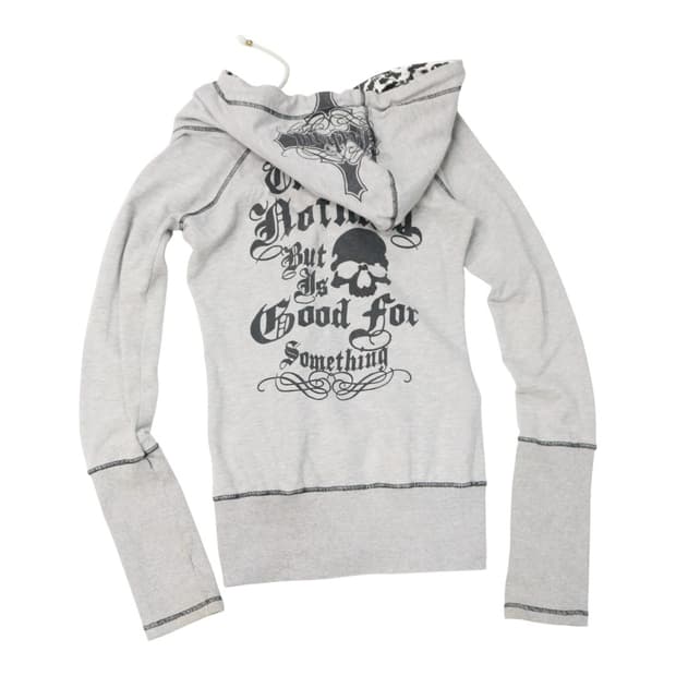 REAL MASTERS 리얼 마스터즈 스컬 그래픽 레오파드 후드 집업 M