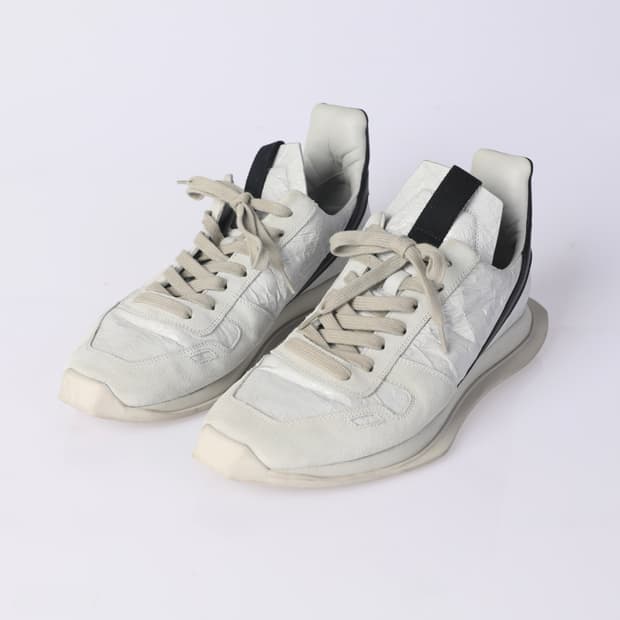 41 / Rick Owens 릭오웬스 러너 레더 스니커즈