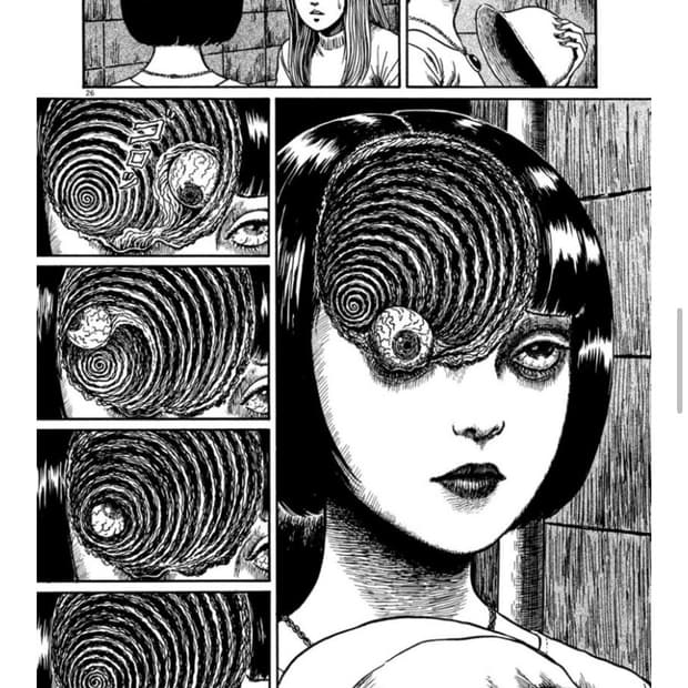 이토준지 소용돌이 아자미 바이닐 피규어 8inch