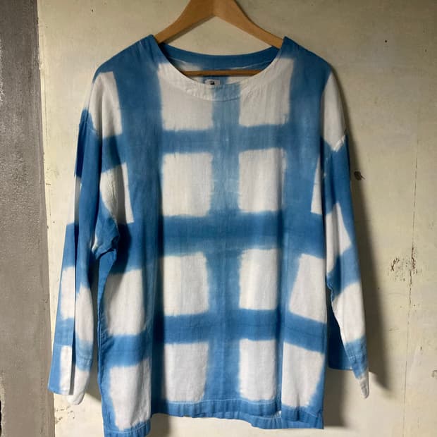 사스콰치 패브릭스 체크 패턴 롱슬리브