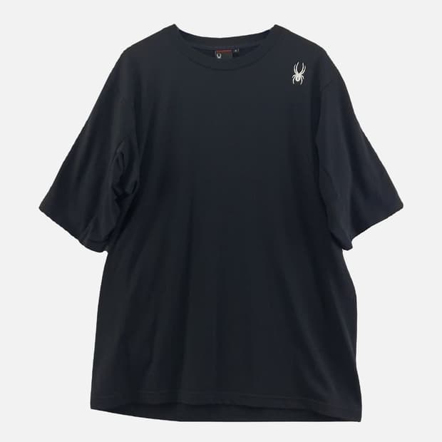 스파이더 블랙 남자 반팔티 XL N7475