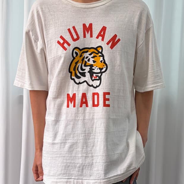 [2XL]휴먼메이드 반팔 타이거 그래픽 티셔츠