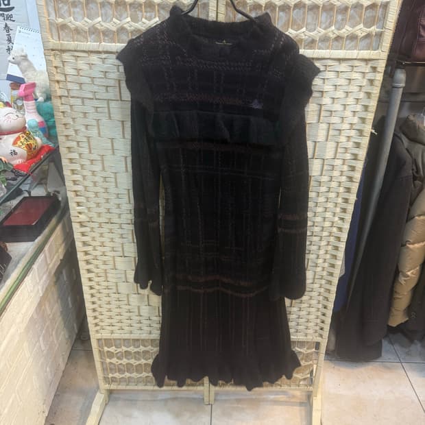 55-66 정품 비비안웨스트우드 울 롱원피스 팝니다