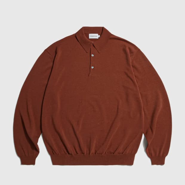 에스피오나지 니티드 폴로 셔츠 번트 오렌지(L)