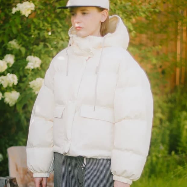 노리그렛 크롭 패딩