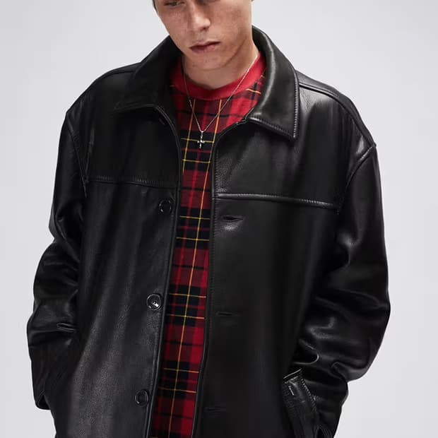 XL) 슈프림 쇼트 레더 카코트 25ss 새상품