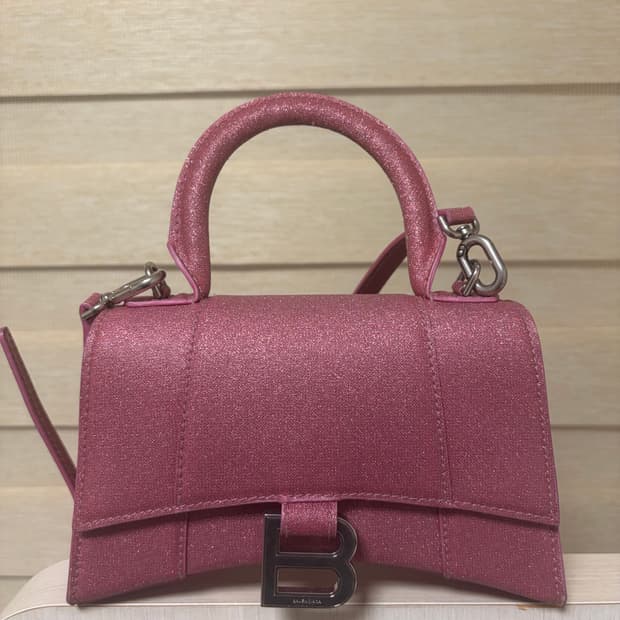 발렌시아가 아워글래스 XS 핑크