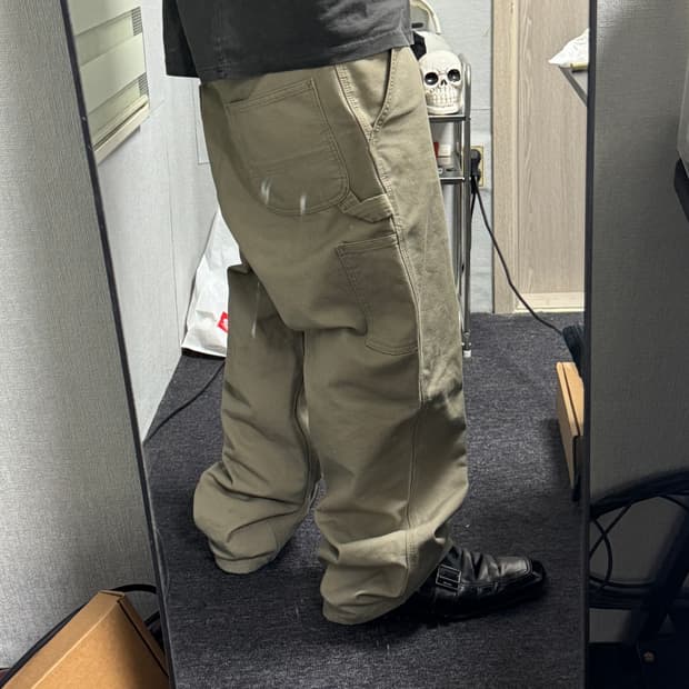 칼하트 빈티지 덩가리핏 워크 팬츠 38/30