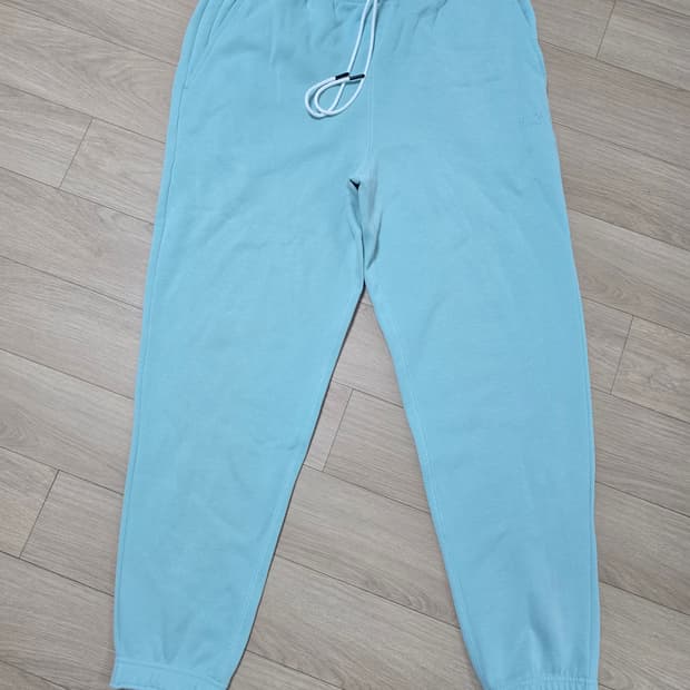 PUMA 스웻 조거팬츠 민트 L / 드로스트링 기모 트레이닝 팬츠