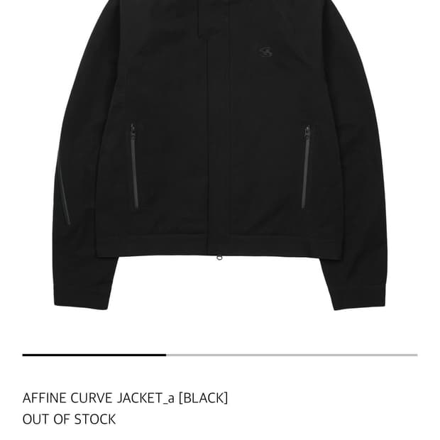 (구매) 산산기어 어파인 자켓 AFFINE CURVE JACKET_a