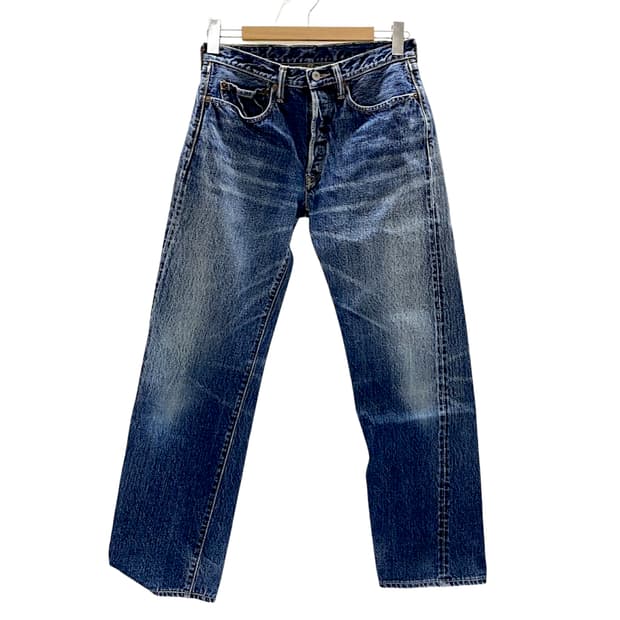 캐피탈 빈티지 워시드 가공 데님 팬츠