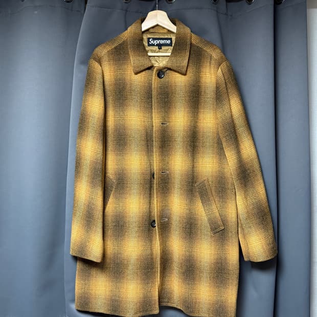 슈프림 2016 플레드 코트 L
