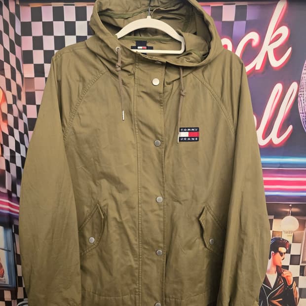 타미힐피거(Tommy Hilfiger) 후드 사파리 자켓