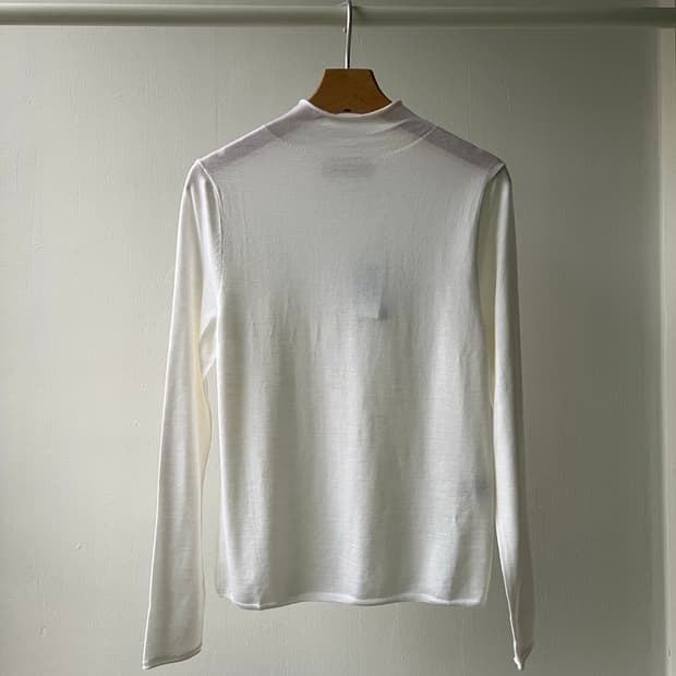 (새상품) 톰그레이하운드 울100 빈목 니트