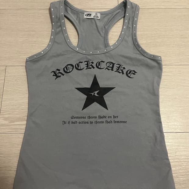 락케이크 Crystal Hotfix Sleeveless - Blue