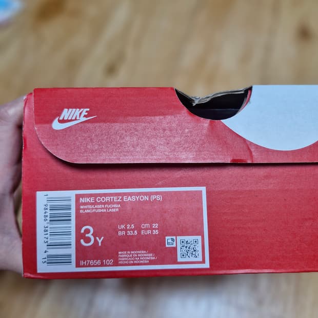 나이키 220사이즈 흰핑 키즈 새상품 