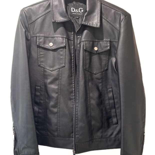 돌체앤가바나 레더자켓