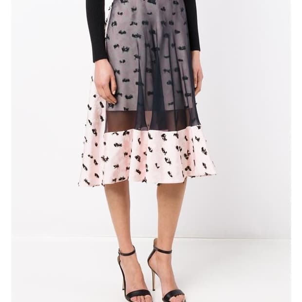 발렌시아가 mesh 스커트