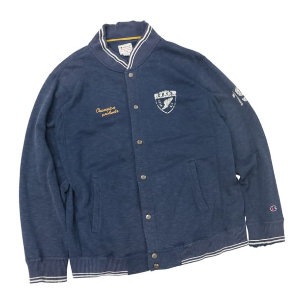 Champion 챔피온 빈티지 슬러브 코튼 스타디움 자켓 (M)