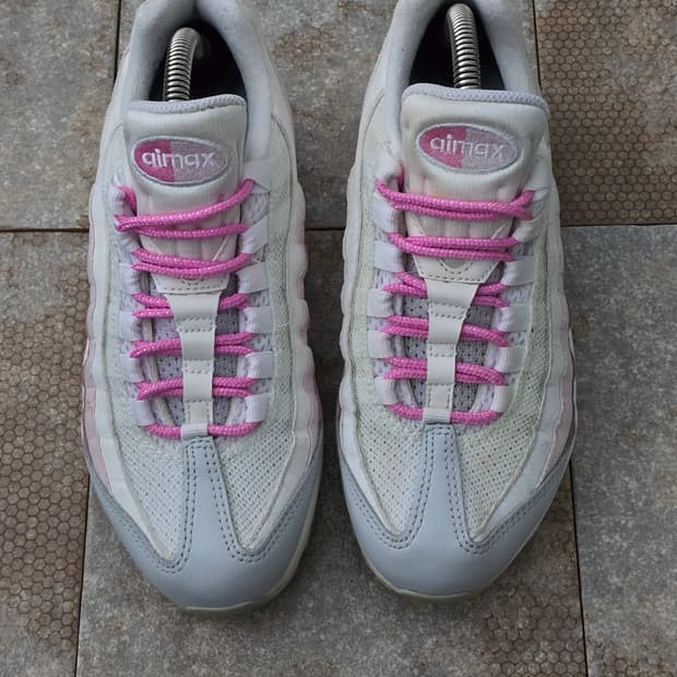 (230)나이키 에어맥스 95 에센셜 화이트 핑크
