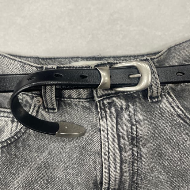 러스틱 리얼가죽벨트 (2cm)