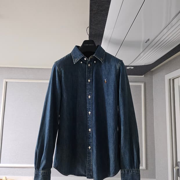 [거의 새것] 폴로 랄프로렌 여성 데님 셔츠 남방 커스텀 M