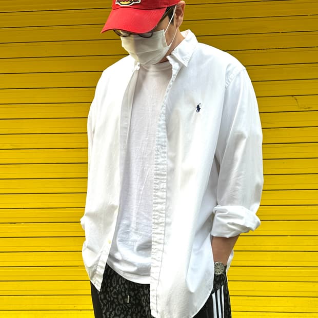 폴로 랄프로렌 옥스포드 셔츠 화이트 XL