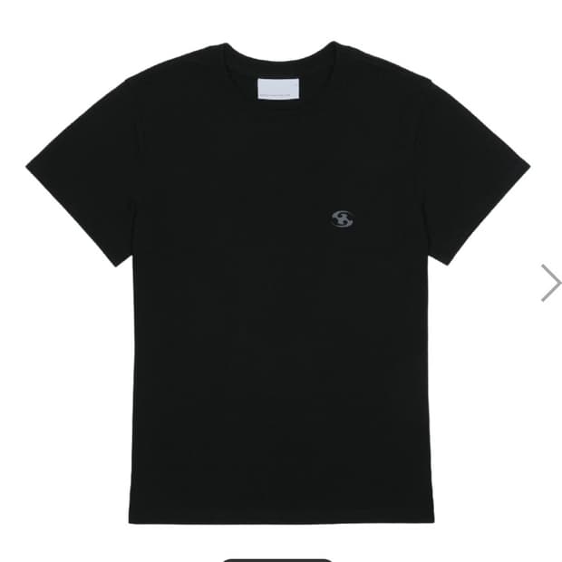 [1,2]산산기어 로고 티셔츠 블랙 26SS 새상품