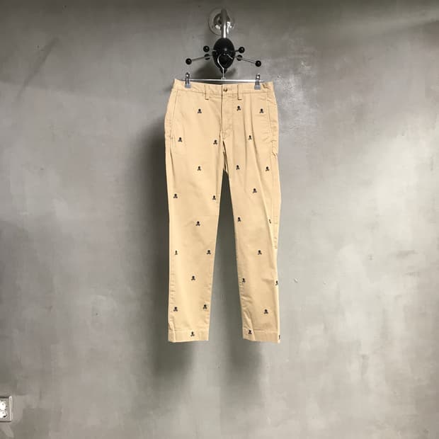 폴로 랄프로렌 멀티 자수 치노 팬츠 베이지 29/32