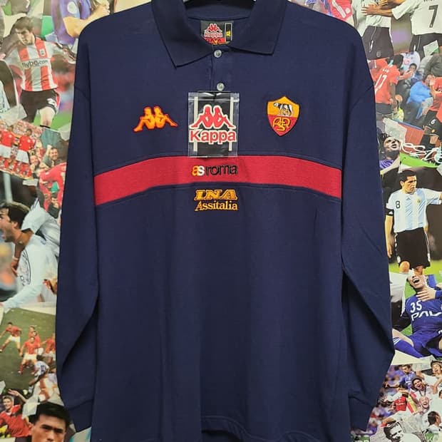 AS로마 빈티지 PK티셔츠