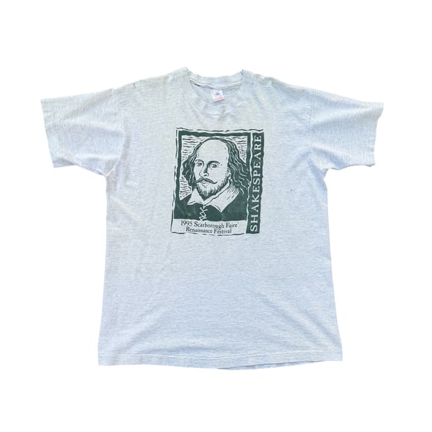 빈티지 90s 셰익스피어 Art Tee