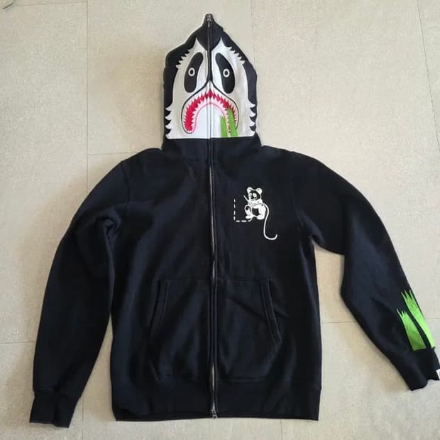 베이프 판다 샤크 후드집업 판매