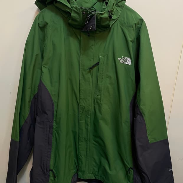 노스페이스 자켓 그린