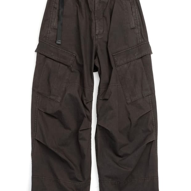해칭룸  Mil Pants CPN Washed Black
