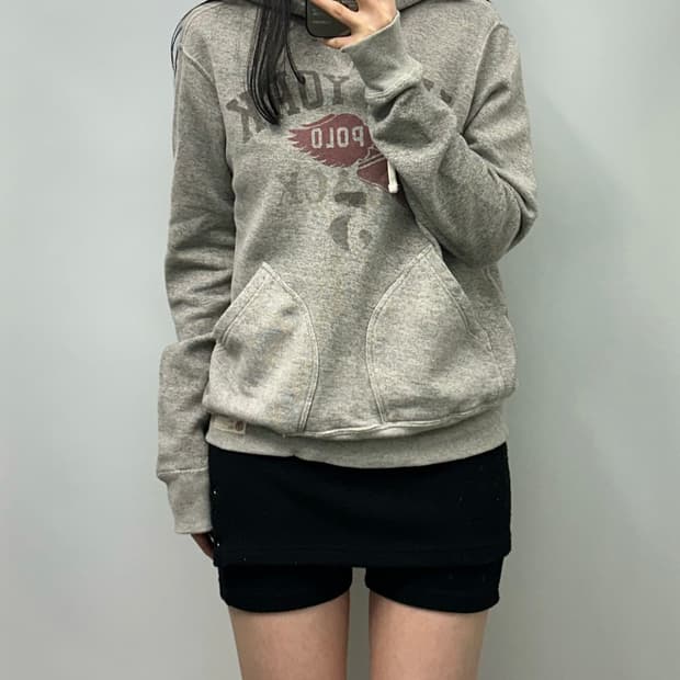 폴로 랄프로렌 신형 그레이 후드티