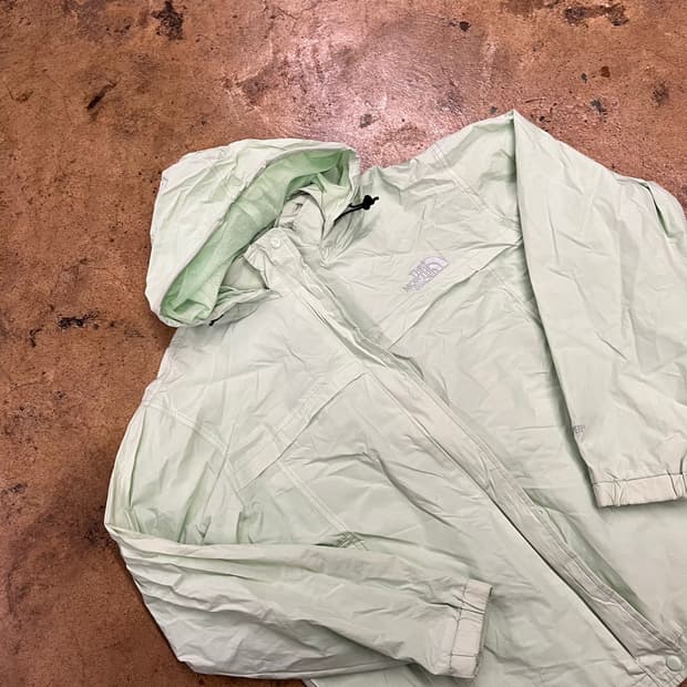[정품/L] 노스페이스 바람막이 자켓 민트색 b10