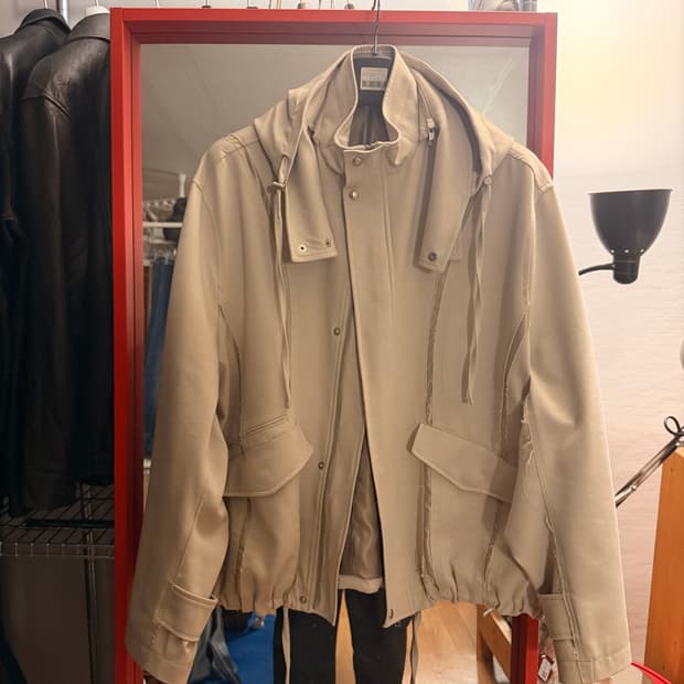 유스 오버사이즈 블루종 베이지 M