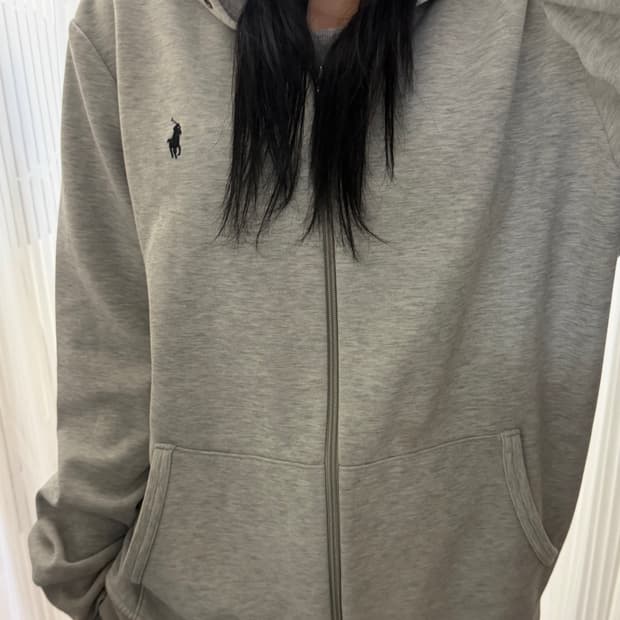 폴로 랄프로렌 그레이 후드집업 XL (정품 QR인증)
