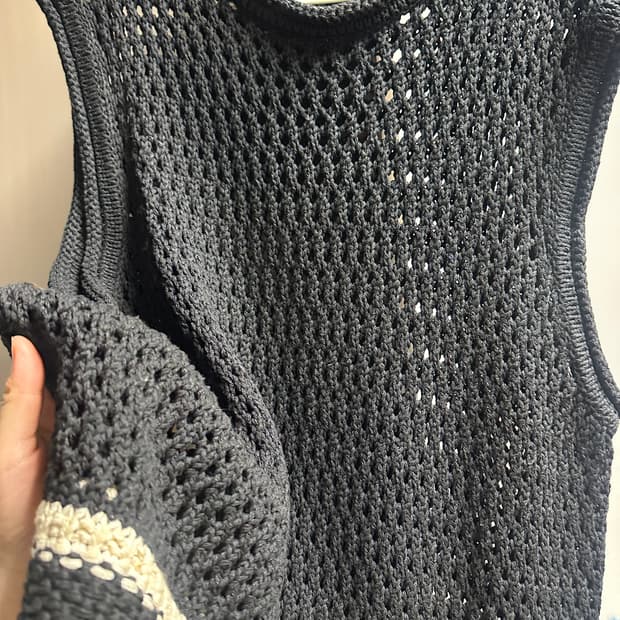 문선  니트 베스트