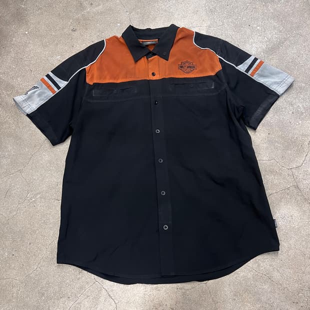 할리데이비슨 바이커 반팔 셔츠