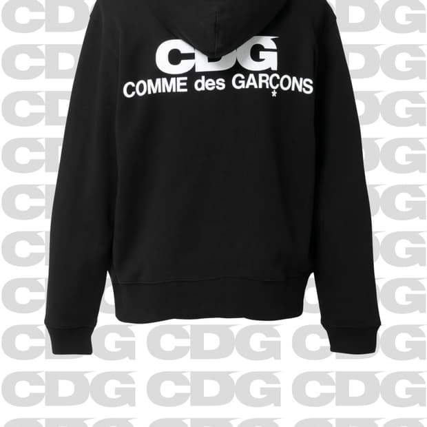 cdg 꼼데가르송 후드집업 L
