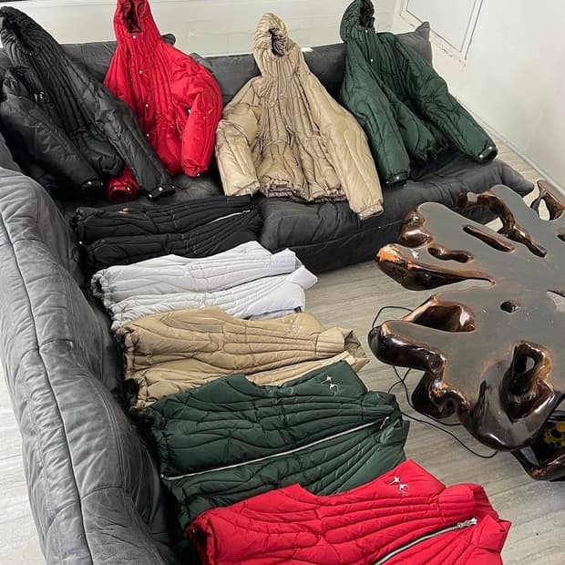 떠그클럽 구스 다운 패딩 베이지 (L)