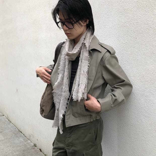 이세이미야케 플랜테이션 스카프 