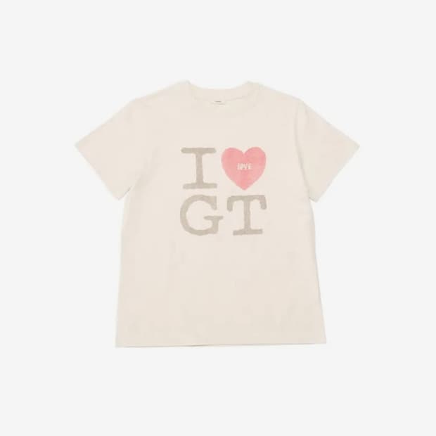 듀테로 러브 GT 반팔 티 크림 아이보리