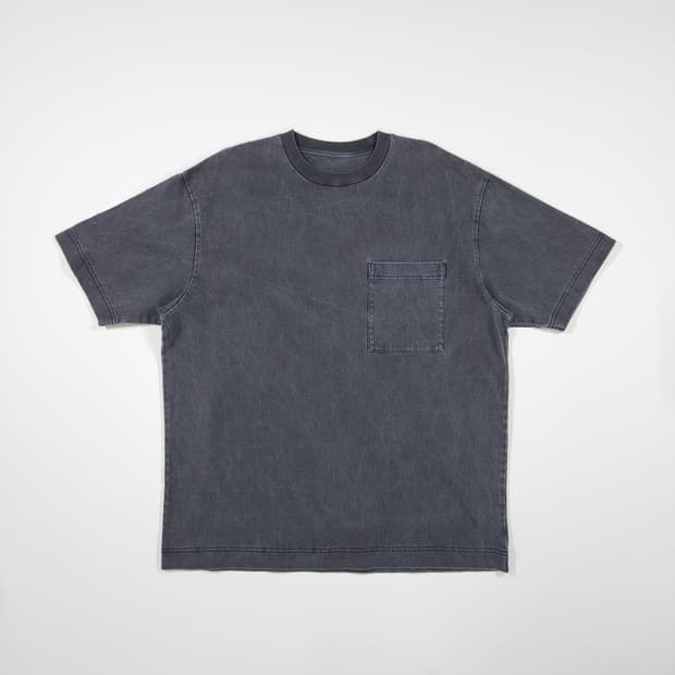 빈티지 워싱 포켓 반팔 티셔츠